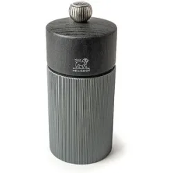 PEUGEOT Manuelle Salzmühle Line 12cm Carbon/Holz grau