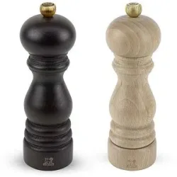 PEUGEOT Salz/Pfeffermühle 2tlg PARIS 18cm Schokolade/Natur hellbraun