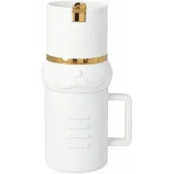 RAEDER Weihnachtstasse und Schale Set MAGNUS 8,9x21,3cm Weiss weiss