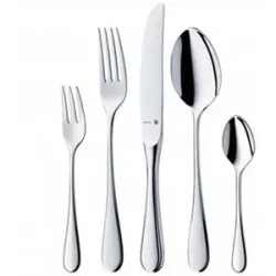 WMF Kent Plus Besteck Set 30-teilig 6 Personen  silber