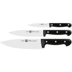 ZWILLING Messer Set 3-tlg. TWIN-CHEF Schwarz schwarz baby