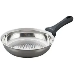 KELOMAT Pfanne Grillmeister ohne Deckel 24cm silber baby