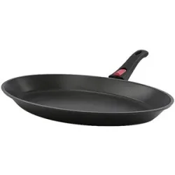 KELOMAT Fischpfanne PROFI 39x27cm Edelstahl / Antihaft schwarz
