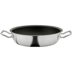 SPRING Servierpfanne 24cm XL BRIGADE 5Ply-Antihaft  schwarz
