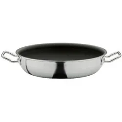 SPRING Servierpfanne 28cm XL BRIGADE 5Ply-Antihaft  schwarz