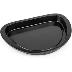 PEUGEOT Auflaufform PLANCHA halbrund 43cm Keramik Schwarz schwarz