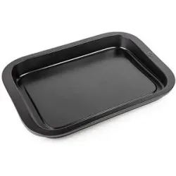 PEUGEOT Auflaufform PLANCHA eckig 43cm Keramik Schwarz schwarz