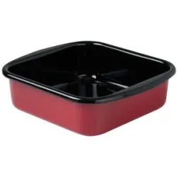 RIESS Bratrohrpfanne Mini 22x22cm Color Rot dunkelrot baby