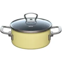 RIESS Kochtopf 16cm /1l NOUVELLE PUR Lemon gelb