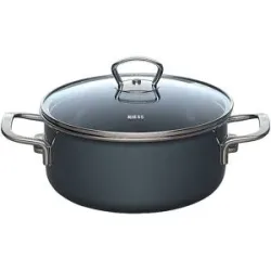 RIESS Kochtopf 20cm /2l NOUVELLE PUR Dark Grey grau baby