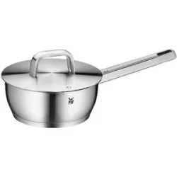 WMF Stielkasserolle mit Deckel 18cm Iconic Cromargan silber