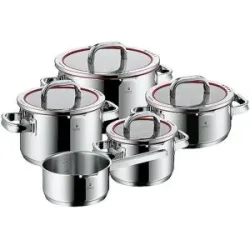WMF Function 4 Topfset Induktion 5-teilig Cromargan silber