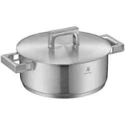 WMF Bratentopf mit Deckel ULTIMATE COOL 24cm Cromargan silber