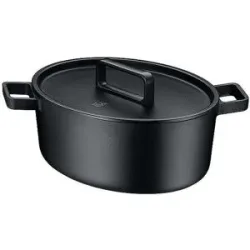 WMF Bräter Oval FLAVOUR 33x26cm Guss/Schwarz schwarz