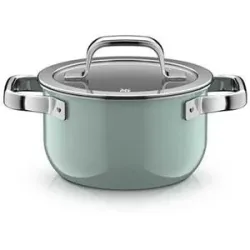 WMF Kochtopf FUSIONTEC MINERAL PRO 16cm/2L Eucalyptus Haze hellgrün