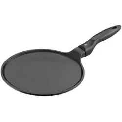 WMF Crepes-Pfanne 27cm mit Holzbesteck schwarz