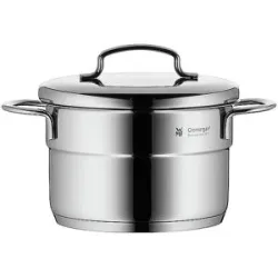 WMF Mini Fleischtopf mit Deckel 14cm Cromagan silber