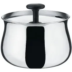 Alessi Zuckerdose Cha Edelstahl silber