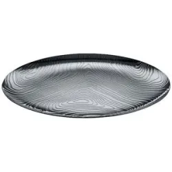 Alessi Tablett Veneer 42cm Edelstahl silber