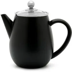 BREDEMEIJER Teekanne Duet EVA 0,5l schwarz/matt schwarz