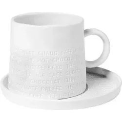 RAEDER Tasse RAUMPOESIE 250ml Frühstück weiss baby