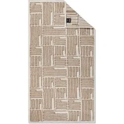 JOOP! Duschtuch 80x150cm BARS ALLOVER Creme beige