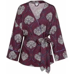 MEY Morgenmantel MYSTERIOUS boysenberry beere   S Damen