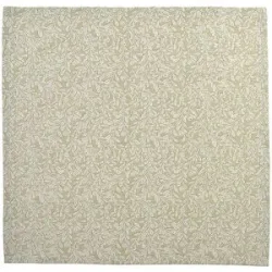 SANDER Weihnachts Mitteldecke 85x85cm FRONDA LINO Beige/Gold beige