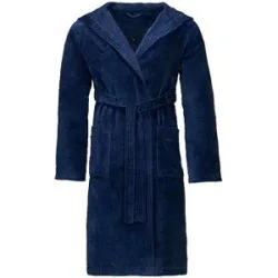 Vossen Unisex Bademantel TEXAS Winternight dunkelblau   S Damen