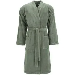 Vossen Herren Bademantel COSMO Detox Green   dunkelgrün   XL Herren