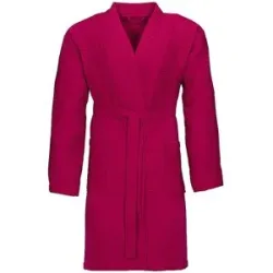 Vossen Unisex Bademantel ROM Cranberry pink   L baby