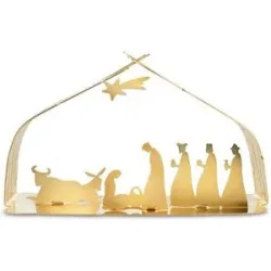 Alessi Weihnachtskrippe Bark 23cm gold
