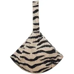 DOGGUO Tragetasche ZEBRA schwarz Damen