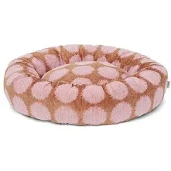 DOGGUO Hundebett ROUND DOT rosa   S Damen