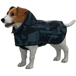 RAINKISS Hunde Regenponcho schwarz   XS Damen