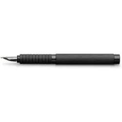 FABER-CASTELL Essentio Aluminium Füller Federbreite B, Schwarz schwarz baby