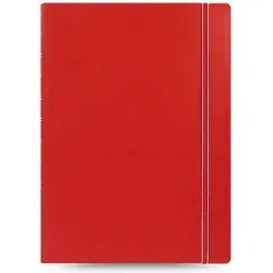 FILOFAX Notizbuch A4 nachfüllbar RULED RED rot baby
