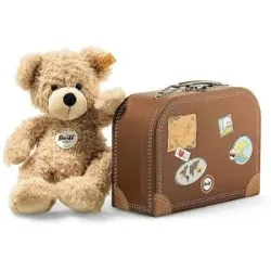 STEIFF Fynn Teddybär im Koffer beige 28cm beige