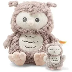STEIFF Ollie Eule Spieluhr 21cm beige