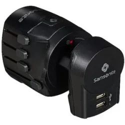 Samsonite Weltweiter Adapter 3-Polig  schwarz Damen