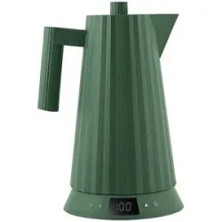 Alessi Wasserkocher 1,7l Plissee Th. Harz / Gruen dunkelgrün