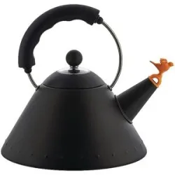 Alessi Wasserkessel 2l Michael Graves Schwarz schwarz