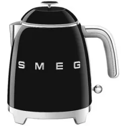 SMEG Mini-Wasserkocher 0,8l 50s Retro Style Schwarz KLF05BLEU schwarz