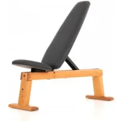 NOHRD WeightBench Hantelbank Kirsche Kunstleder schwarz
