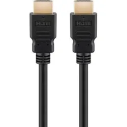 Goobay 4K HDMI-Kabel - 2.1 Ultra High Speed mit Ethernet - 2 Meter - Schwarz