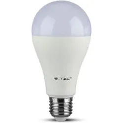 V-TAC E27 LED Lampe - 17W 1521lm - 6400K tageslichtweiß - Ersetzt 100 Watt - E27 Fassung - A65 - Große Fassung