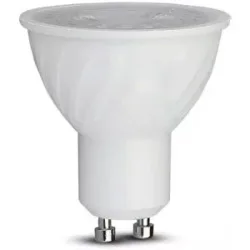 V-TAC GU10 LED Dimmbar - 6.5 Watt 450 Lumen - 6400K tageslichtweiß - 38° Abstrahlwinkel - Ersetzt 55W - GU10 Fassung - LED Reflektor - Universalfassung