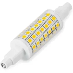 HOFTRONIC R7S LED Lampe - Dimmbar - CRI 90 hervorragende Farbwiedergabe - 5 Watt 520 Lumen - 2700 K Warmweißes Licht - Ersetzt 50 Watt - 15.000 Betriebsstunden