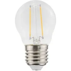 HOFTRONIC LED-Glühlampe E27 - 2,5 Watt 250 Lumen - G45-Form - 2700K Warmweißes Licht - Dimmbar - Klares Glas