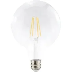 HOFTRONIC LED-Glühlampe E27 - 9 Watt, 1055 Lumen - G125 - 2700K warmweißes Licht - dimmbar - klares Glas